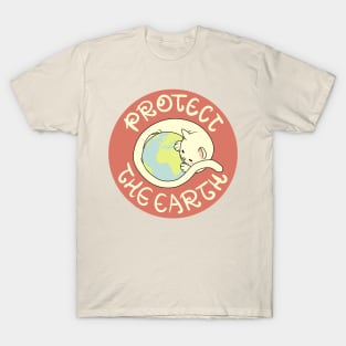 Mom Cat - Protect the Earth T-Shirt